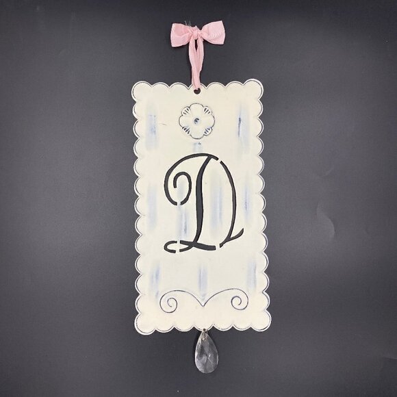 Pottery Barn Kids Girls Wall Decor Initial D - Picture 1 of 5